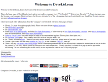 Tablet Screenshot of daveltd.com